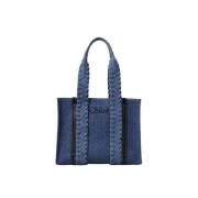 Chloé Stilren Läder Väska för Kvinnor Blue, Unisex