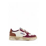 Autry Bordeaux Sneakers för Kvinnor Red, Dam