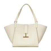 Tom Ford Beige Läderhandväska Beige, Dam