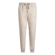 Etro Beige Wool Blend Jogging Trousers Beige, Herr