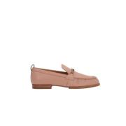 Tod's Rosa Läder T Chain Moccasin Pink, Dam