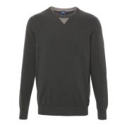 Fedeli Brun Crew Neck Ulltröja Brown, Herr