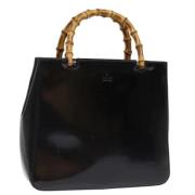 Gucci Vintage Pre-owned Tyg gucci-vskor Black, Dam