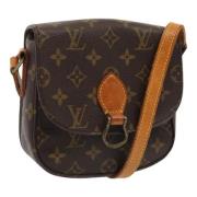 Louis Vuitton Vintage Pre-owned Canvas axelremsvskor Brown, Dam