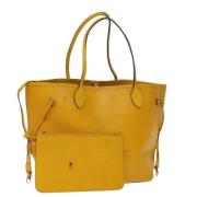 Louis Vuitton Vintage Pre-owned Laeder louis-vuitton-vskor Yellow, Dam