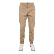 Eleventy Kamel Jogger Byxor Brown, Herr