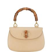 Gucci Vintage Pre-owned Laeder gucci-vskor Beige, Dam