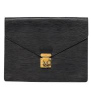 Louis Vuitton Vintage Pre-owned Laeder louis-vuitton-vskor Black, Herr