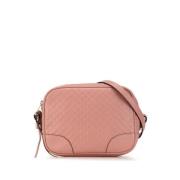 Gucci Vintage Pre-owned Laeder crossbodyvskor Pink, Dam