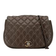 Chanel Vintage Pre-owned Laeder chanel-vskor Gray, Dam