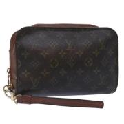 Louis Vuitton Vintage Pre-owned Canvas kuvertvskor Brown, Dam