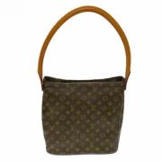 Louis Vuitton Vintage Pre-owned Canvas handvskor Brown, Dam