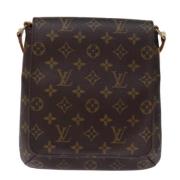 Louis Vuitton Vintage Pre-owned Canvas louis-vuitton-vskor Brown, Dam