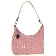 Bvlgari Vintage Pre-owned Canvas axelremsvskor Pink, Dam