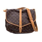 Louis Vuitton Vintage Pre-owned Laeder louis-vuitton-vskor Brown, Dam