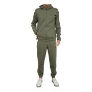 Emporio Armani EA7 Grön Tracksuit för Aktiv Livsstil Green, Herr