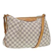 Louis Vuitton Vintage Pre-owned Canvas axelremsvskor White, Dam