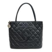 Chanel Vintage Pre-owned Laeder handvskor Black, Dam