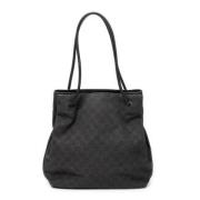 Gucci Vintage Pre-owned Canvas totevskor Black, Dam