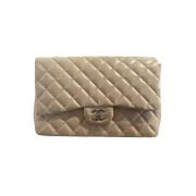 Chanel Vintage Pre-owned Laeder handvskor Beige, Dam