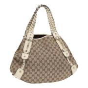 Gucci Vintage Pre-owned Canvas totevskor Brown, Dam