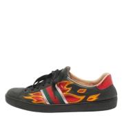 Gucci Vintage Pre-owned Laeder sneakers Multicolor, Herr