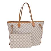 Louis Vuitton Vintage Pre-owned Canvas axelremsvskor White, Dam