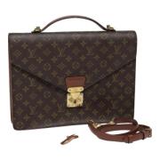 Louis Vuitton Vintage Pre-owned Canvas portfljer Brown, Dam