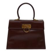 Salvatore Ferragamo Pre-owned Pre-owned Laeder handvskor Brown, Dam