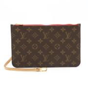 Louis Vuitton Vintage Pre-owned Canvas kuvertvskor Red, Dam