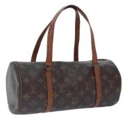 Louis Vuitton Vintage Pre-owned Canvas handvskor Brown, Dam