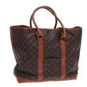 Louis Vuitton Vintage Pre-owned Canvas totevskor Brown, Dam