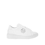 Philipp Plein Stiliga Sneakers med Unik Design White, Dam