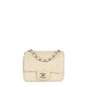 Chanel Vintage Pre-owned Laeder chanel-vskor White, Dam