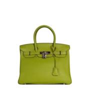 Hermès Vintage Pre-owned Laeder handvskor Green, Dam