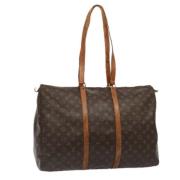 Louis Vuitton Vintage Pre-owned Canvas axelremsvskor Brown, Dam