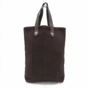 Hermès Vintage Pre-owned Canvas handvskor Brown, Dam