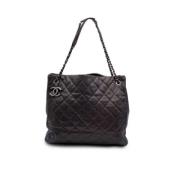 Chanel Vintage Pre-owned Laeder totevskor Brown, Dam