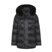 Peuterey Urban Sportswear A-Line Pälsjacka Black, Dam