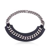 Fendi Vintage Pre-owned Laeder halsband Gray, Dam