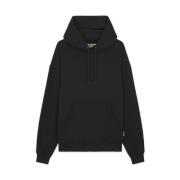 Iuter Svart Bomull Hoodie Höst/Vinter 2024 Black, Herr