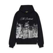 Iuter Skyline Hoodie Svart Bomull Män Black, Herr