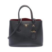 Prada Vintage Pre-owned Tyg prada-vskor Blue, Dam