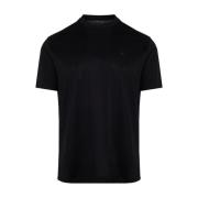 Emporio Armani Logo T-shirt Uppgradera Stilren Casual Black, Herr