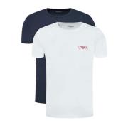 Emporio Armani Multifärgad Bomull Stretch T-Shirts Pack Multicolor, He...