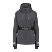 Fendi Teknisk Ski Downjacket med Logo Gray, Dam