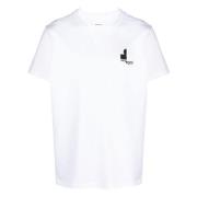 Isabel Marant Vita T-shirts och Polos Zafferh White, Herr