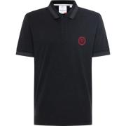 Carlo Colucci Tidlösa Polo Shirts för Herrar Black, Herr