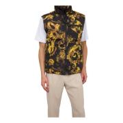 Versace Jeans Couture Stilig Gilet för en Modern Look Multicolor, Herr