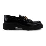 Tod's Svarta Loafers med Fransar Black, Dam